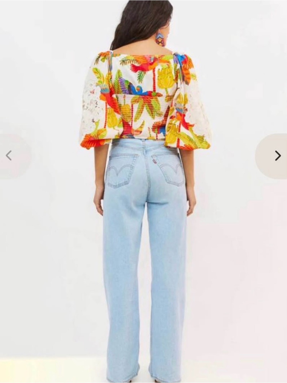 Farm Rio Forest Birds blouse - Size Small - Picture 4 of 9